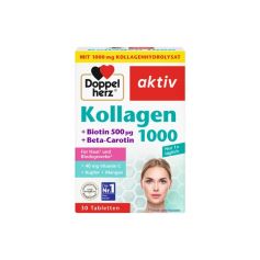 DOPPEL HERZ Aktiv Kolagen 1000+ Biotin+ Q10 30 tableta