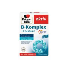 DOPPEL HERZ Aktiv B komplex + Folna kiselina 45 tableta