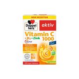 DOPPEL HERZ Aktiv Vitamin C+ D3+ cink 30 tableta