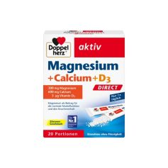 DOPPEL HERZ Aktiv Magnezijum+ Kalcijum+ D3 Direct 1 kesica