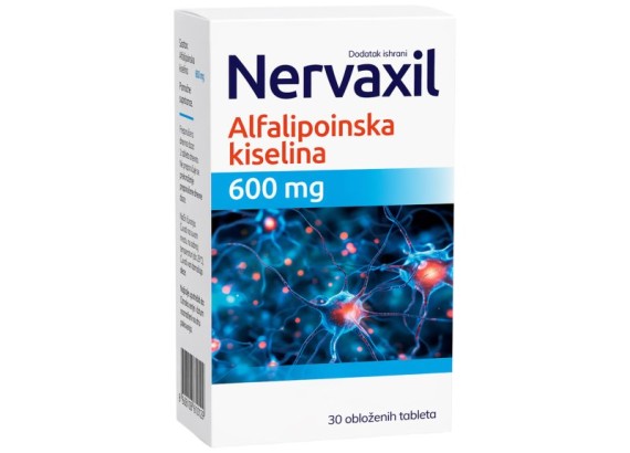 Nervaxil Alfalipoinska kiselina 600 mg 60 tableta