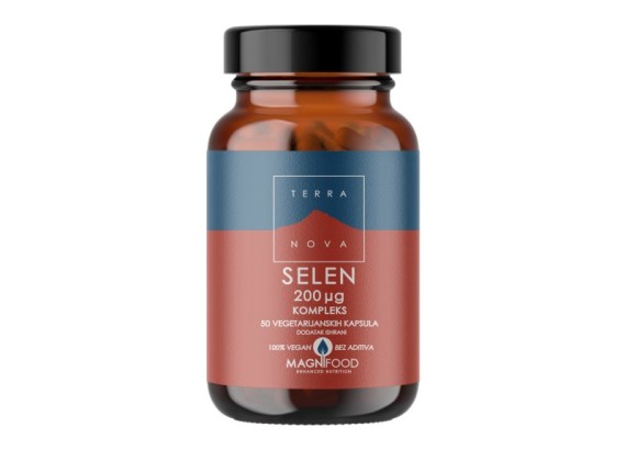 TerraNova Selen 200 mcg kompleks 50 vege-kapsula