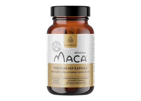 Bioandina Premium MIX aktivirana maca 60 kapsula