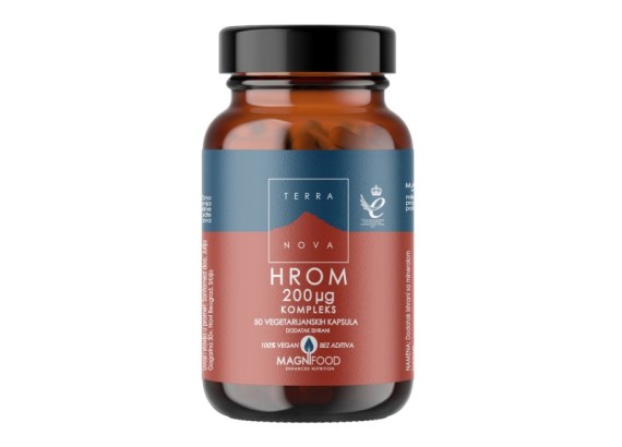 TerraNova Hrom kompleks 200mcg 50 vege-kapsula
