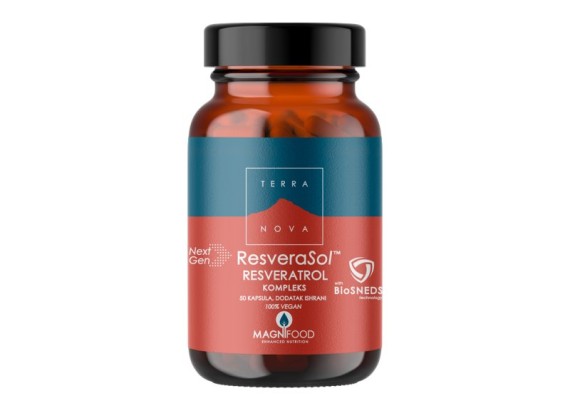 TerraNova NextGen ResveraSol Resveratrol kompleks 50 kapsula