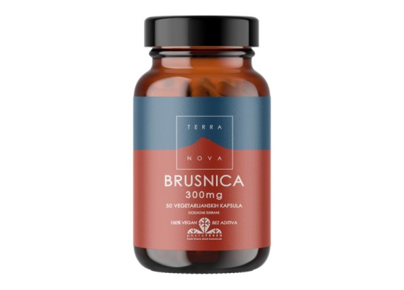 TerraNova Brusnica 300 mg 50 vege-kapsula