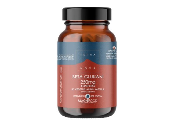 TerraNova Beta Glukani 250 mg 50 vege-kapsula