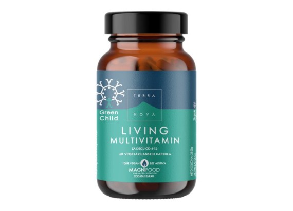 TerraNova Green Child Living Multivitamin za decu 50 vege-kapsula