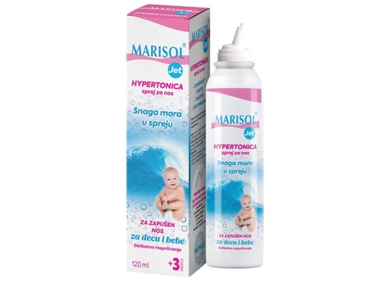 Marisol Jet Hypertonica sprej za nos 120 ml