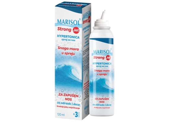 Marisol Strong Jet Hypertonica sprej za nos 120 ml